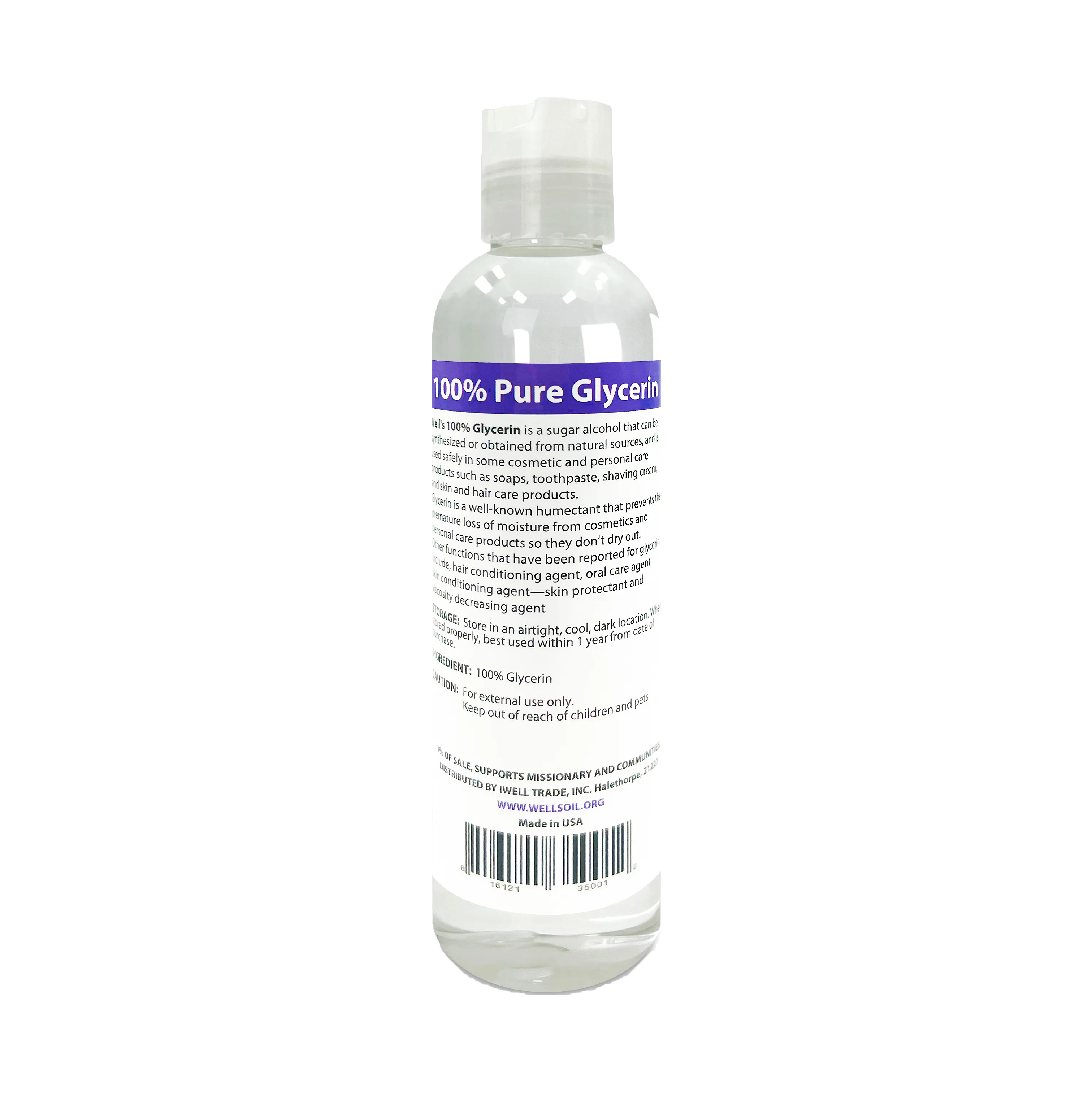 100% Pure Natural Carrier Oil 8oz Glycerin