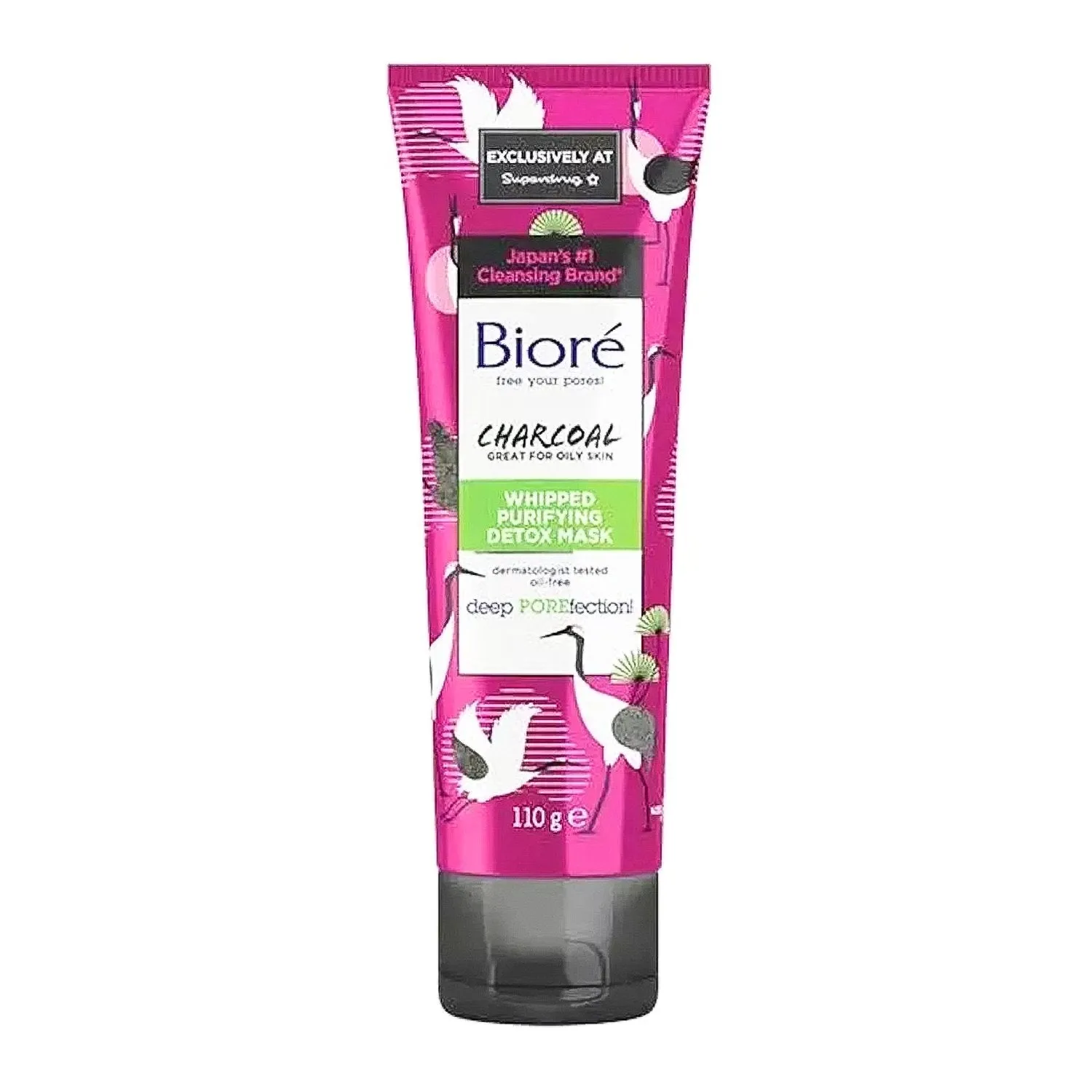 Biore Charcoal Whipped Purifying Mask 3.9oz/ 110g