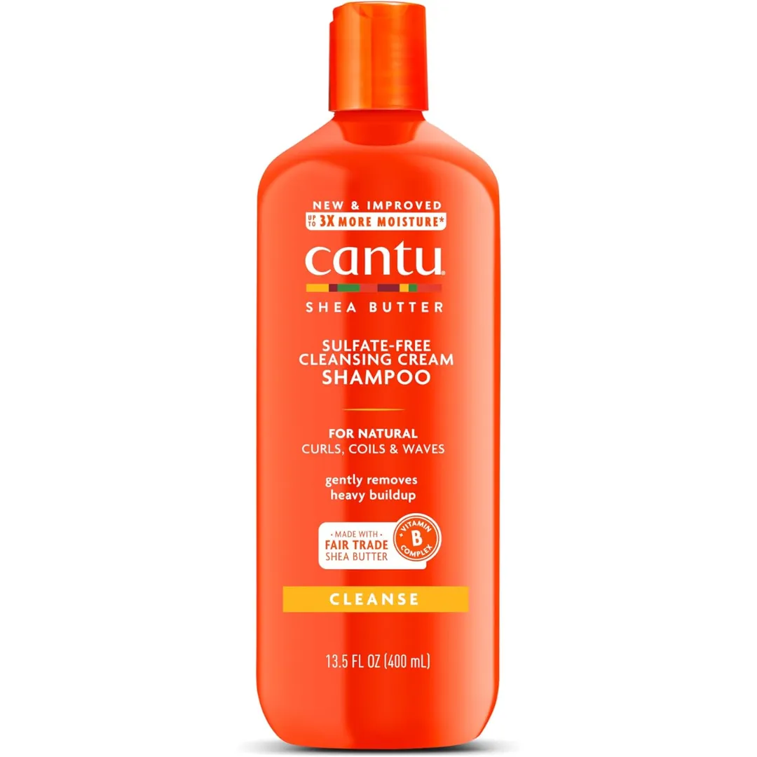 Cantu Shea Butter for Natural Hair Sulfate-Free Cleansing Cream Shampoo 400ml (T)