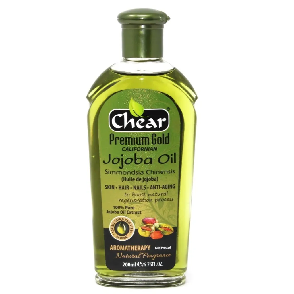 Chear Premium Gold Jojoba Skin, Hair and Nails Moisturising  Oil