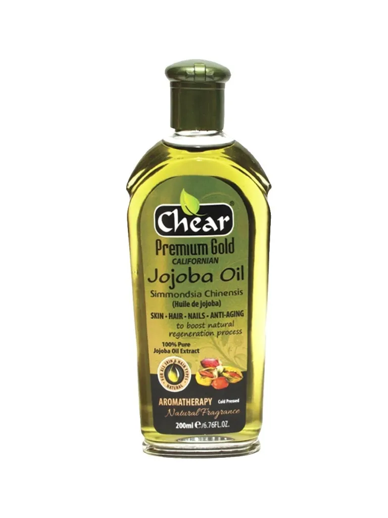 Chear Premium Gold Jojoba Skin, Hair and Nails Moisturising  Oil