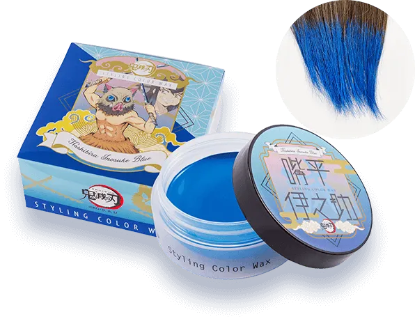 Demon Slayer Colored Hair Wax: Hashibira Inosuke Blue