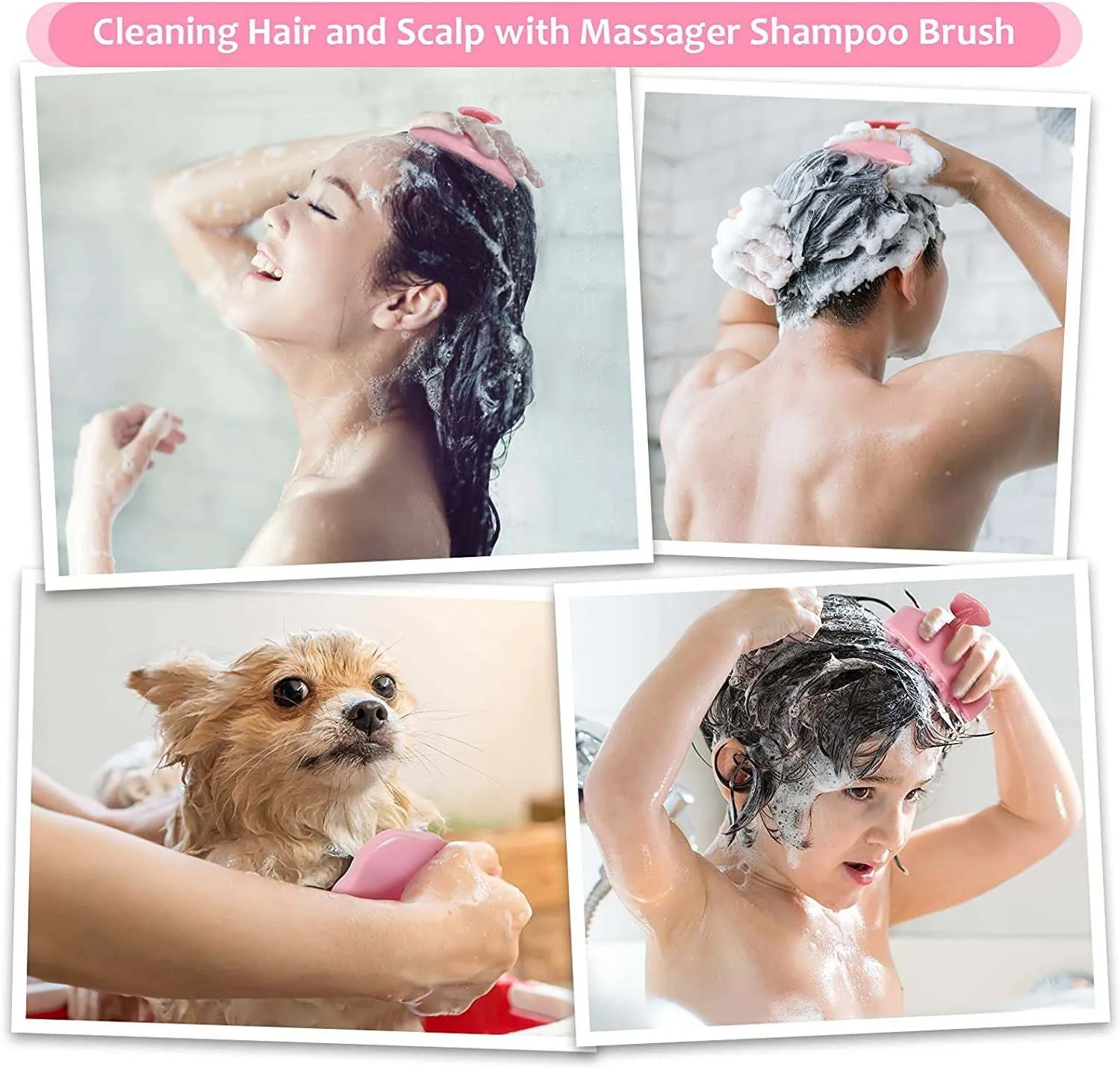 Hair Scalp Massager Shampoo Brush