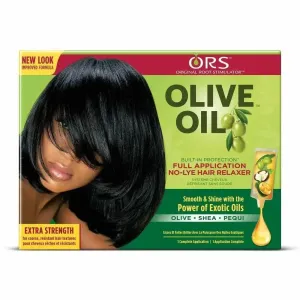 Hair Straightening Treatment Olive Oil Relaxer Kit Ors ‎