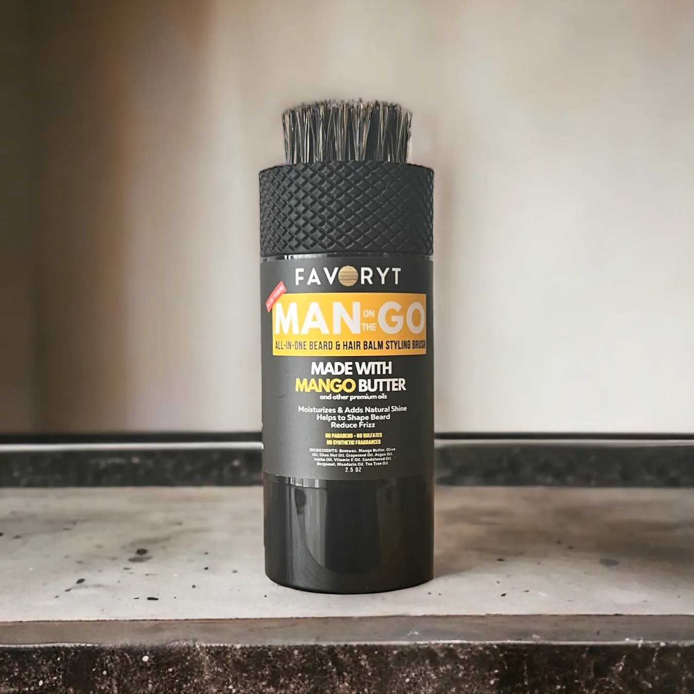 Man on the Go Beard Styling Balm and Brush