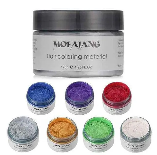 Sure! Heres a more optimized title for the product:

Mofajang Temporary Hair Color Wax - Vibrant & Washable Styling Dye for All Hair Types