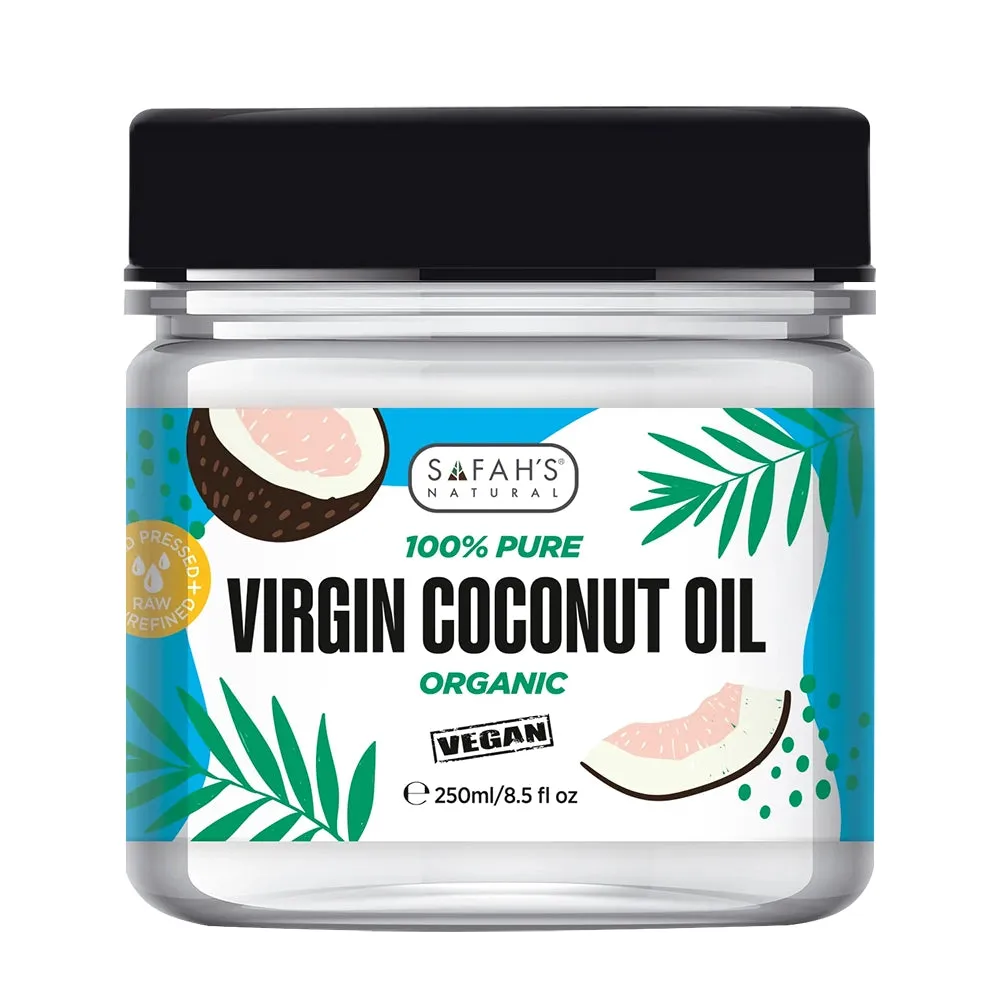 Safah's Natural 100% Pure Virgin Coconut Oil | Organic