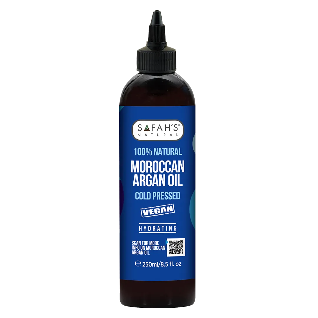 Safah's Natural Blended Moroccan Argan Oil 8.5 oz