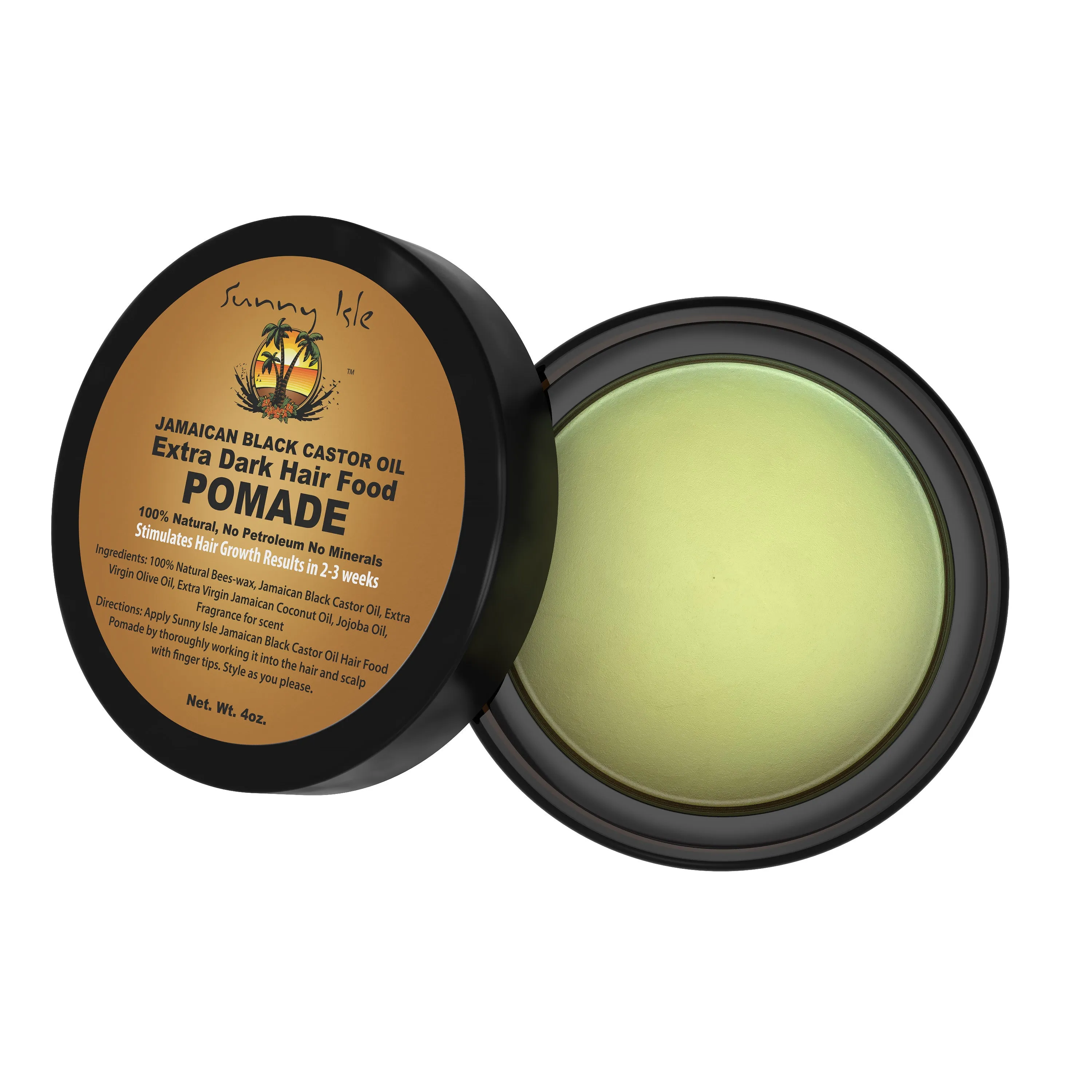 Sunny Isle Extra Dark Jamaican Black Castor Oil Hair Food Pomade