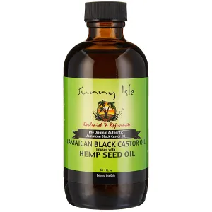 Sunny Isle Jamaican Black Castor Oil infused with Hemp Oil - 4oz