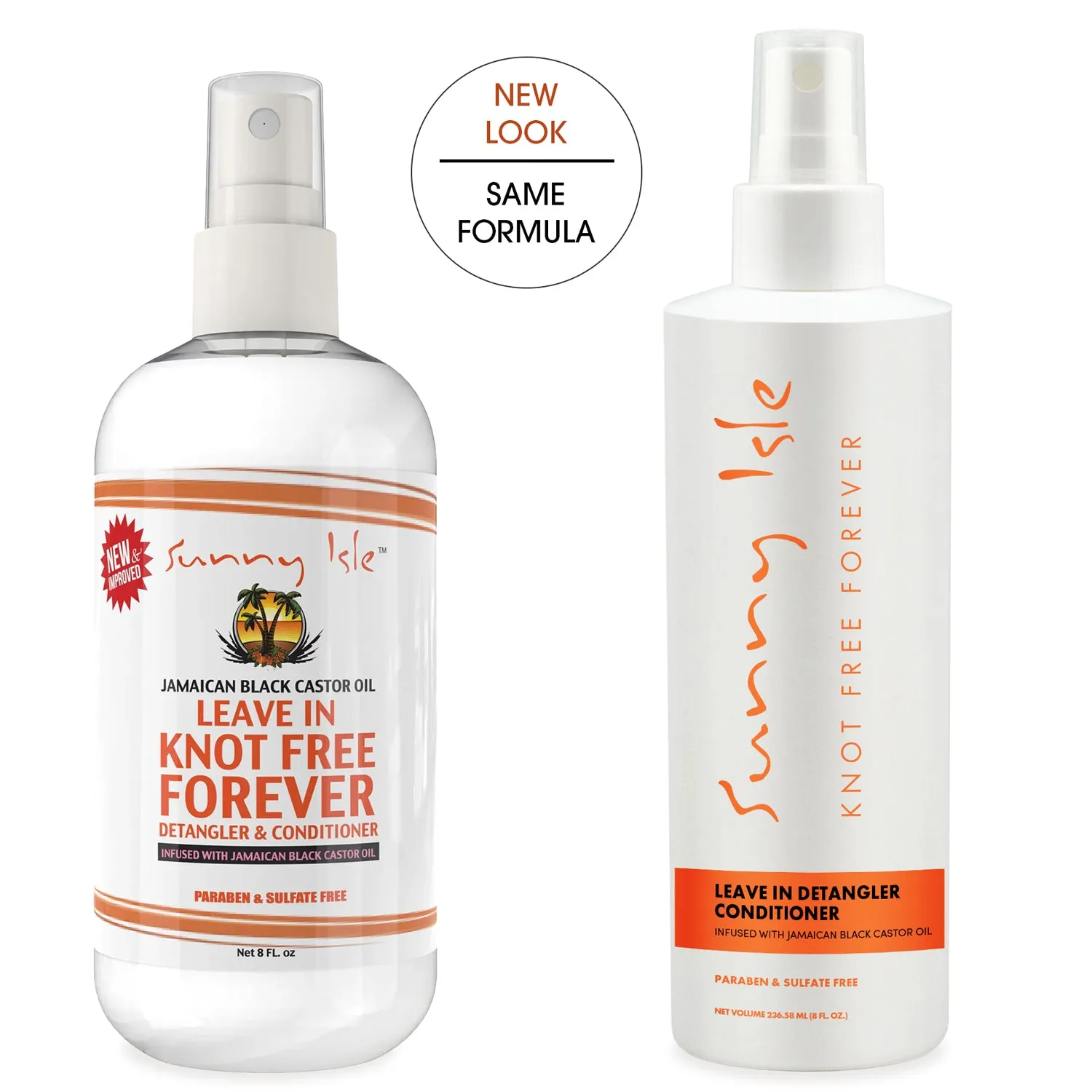 Sunny Isle Knot Free Forever Leave In Detangler Conditioner 8oz