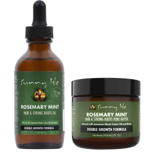 Sunny Isle Rosemary Mint Hair & Strong Roots Bundle