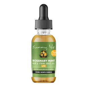 Sunny Isle Rosemary Mint Hair and Strong Roots LITE Oil 2oz