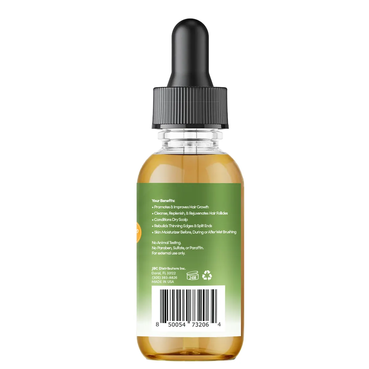 Sunny Isle Rosemary Mint Hair and Strong Roots LITE Oil 2oz