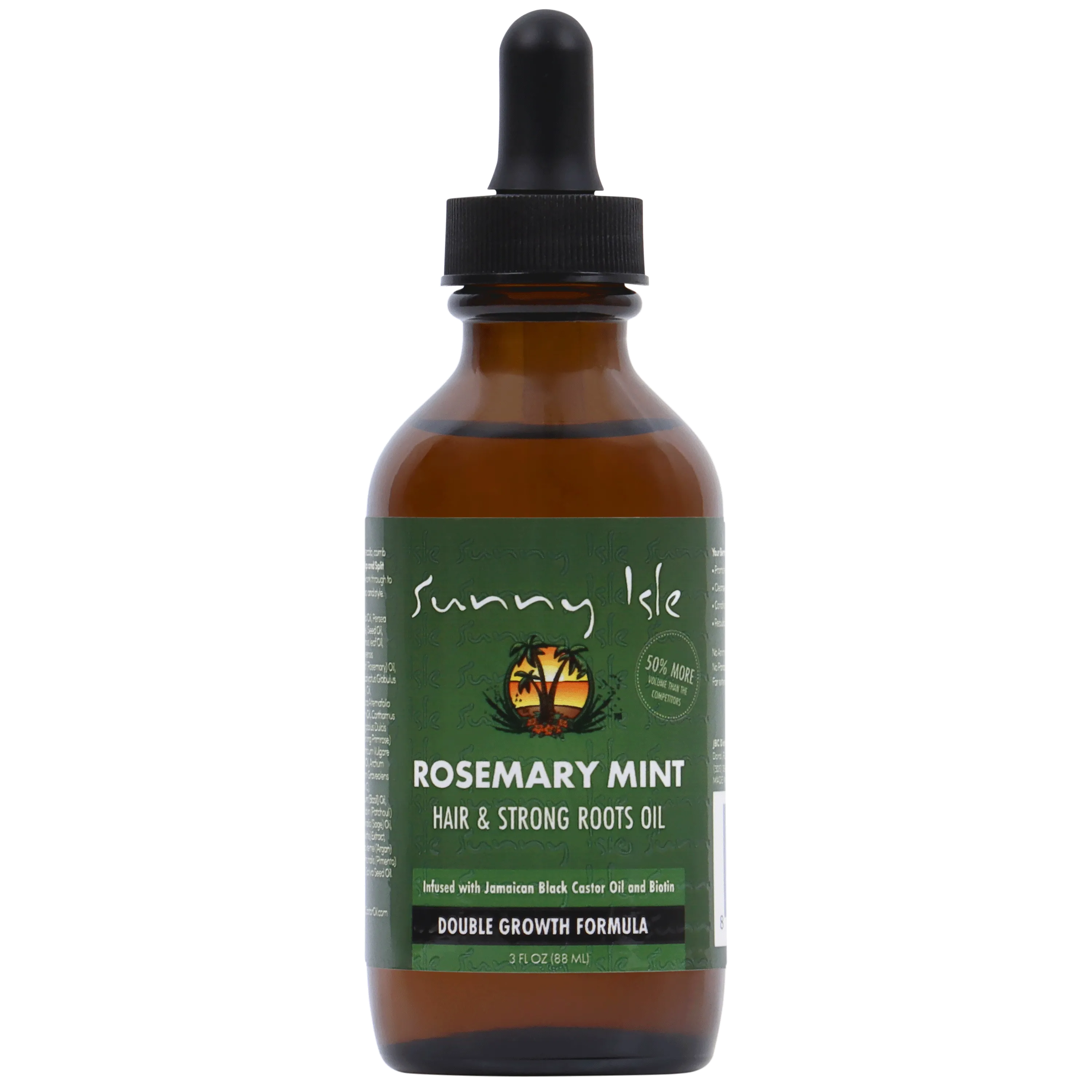 Sunny Isle Rosemary Mint Hair and Strong Roots Oil 3oz