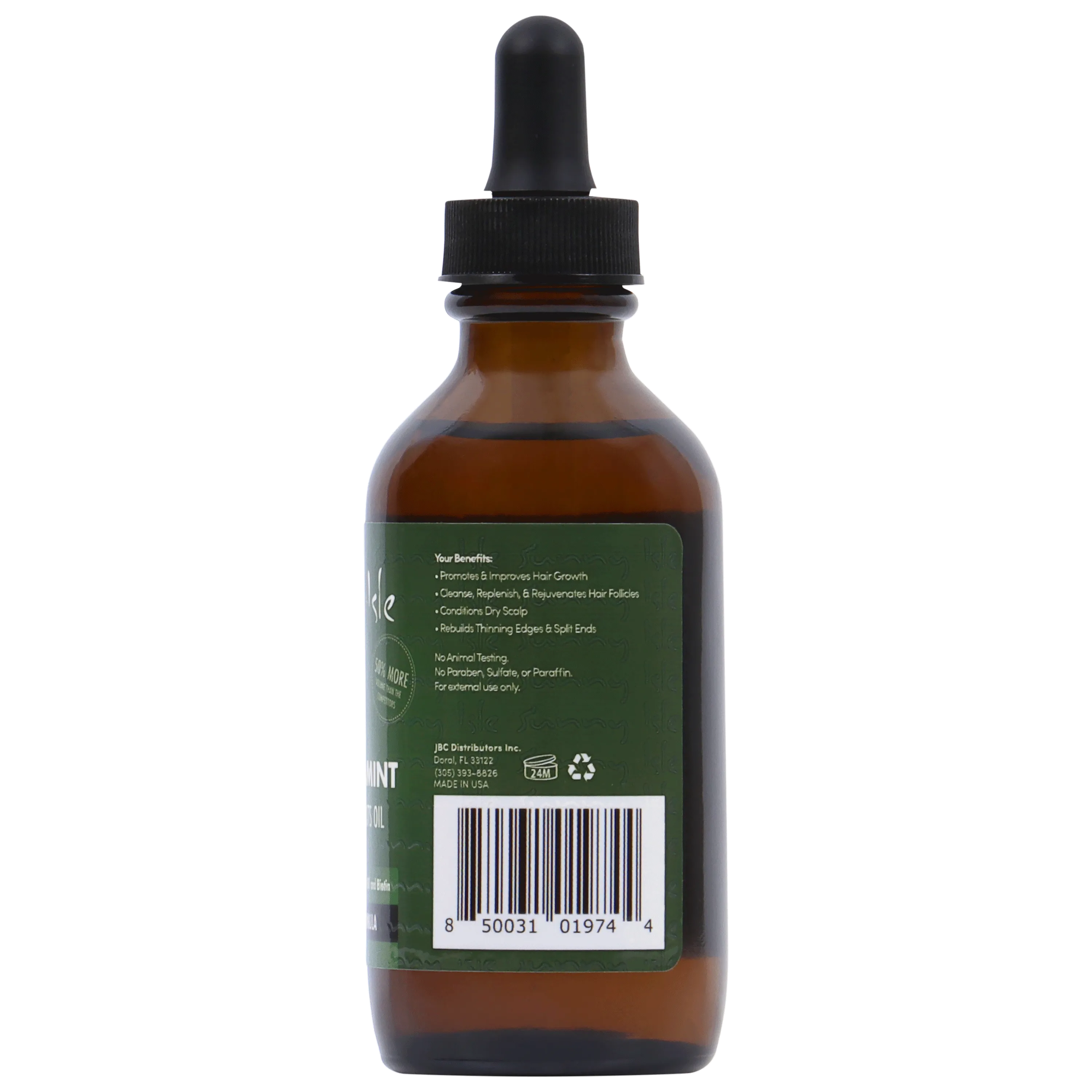 Sunny Isle Rosemary Mint Hair and Strong Roots Oil 3oz